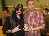 Nathan Head with a Lemmy Cosplayer at Wales Comic Con April 2017